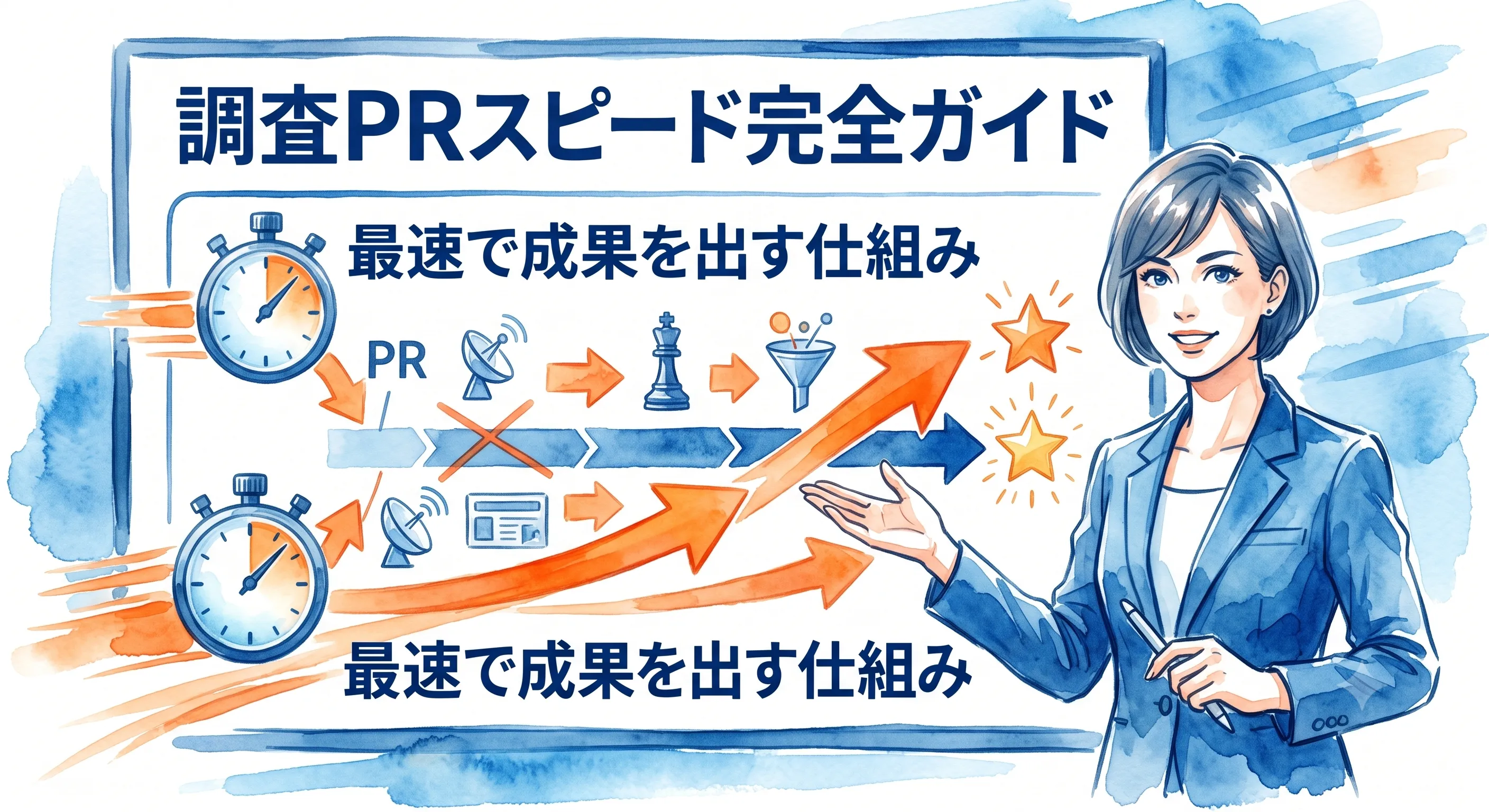 調査PRでスピードの速いサービスはどこ？調査PRのスピード実行フロー完全ガイド