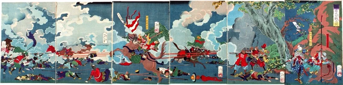 関ヶ原合戦図／Wikimedia Commons・パブリックドメイン
